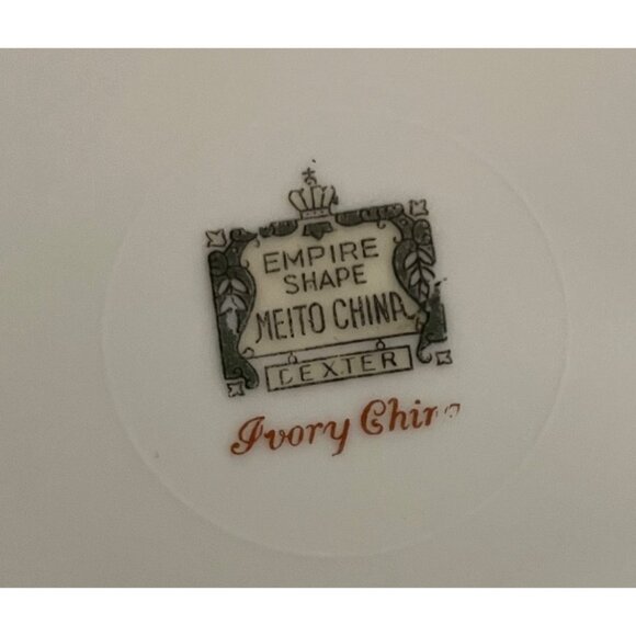 Meito China Dexter Empire Shape 8 Piece Ivory Dinnerware Set - Picture 4 of 8